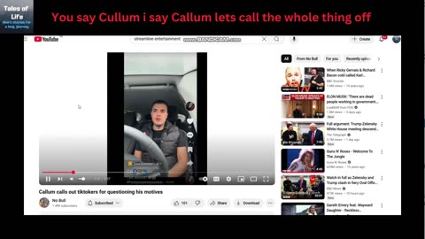 You call him Cullum ill call him Callum, lets call the whole thing off