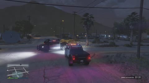 Grand Theft Auto V Police Chase 12-17-24