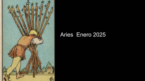 Aries en Enero 2025