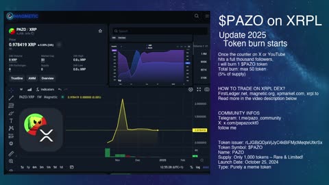 $PAZO TOKEN BURN STARTS 🔥 UPDATE 2025 - 2025-01-08 