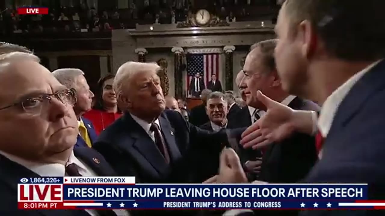 President Trump address to joint session of Congress