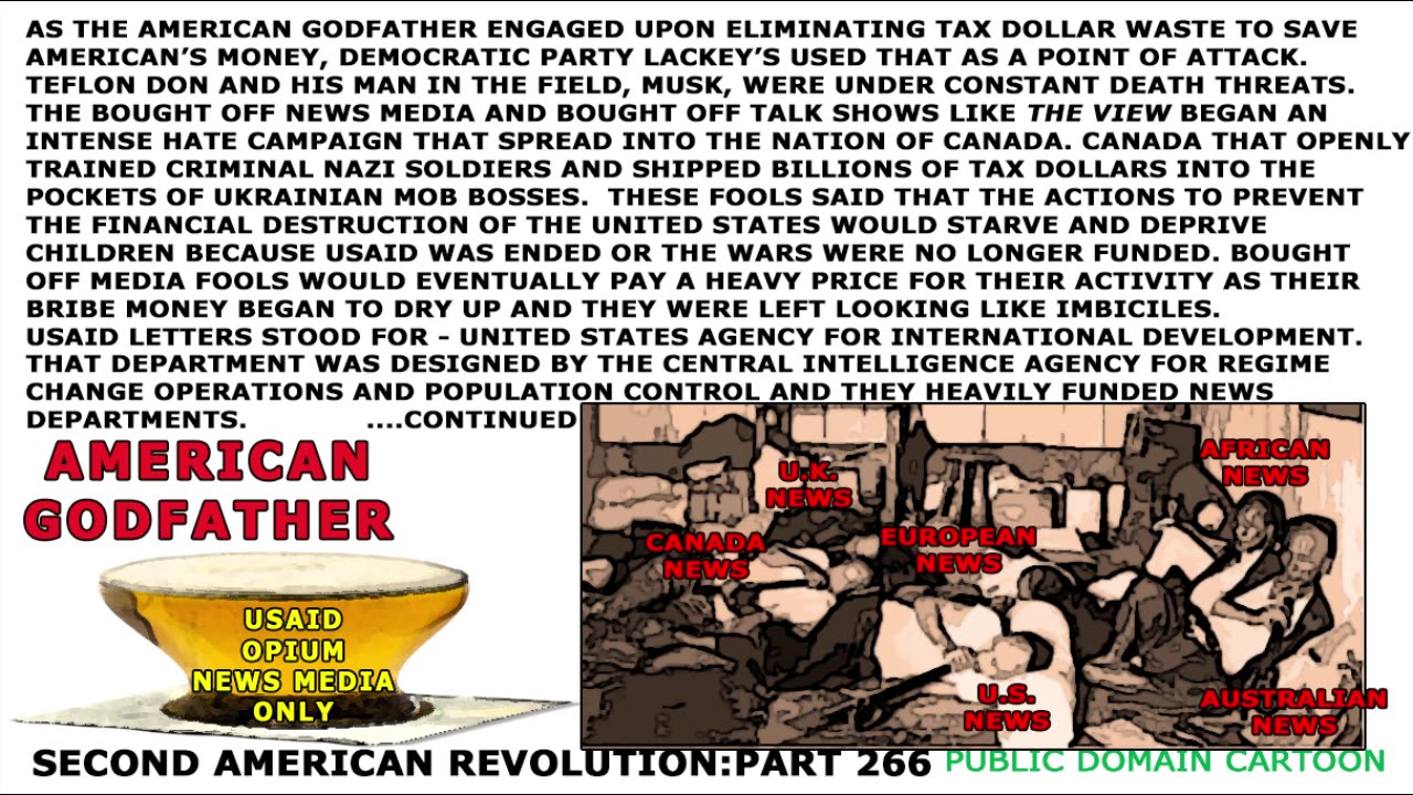 2ND AMERICAN REVOLUTION part 266 OPIUM TO THE MASSES