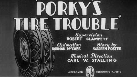 Porky's Tire Trouble (1939) | Warner Bros