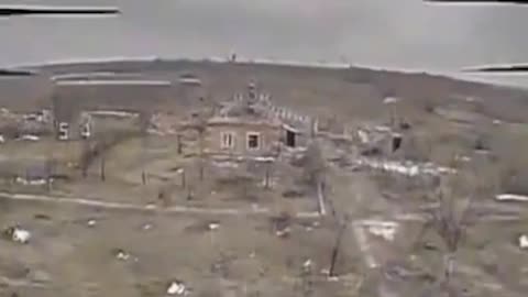 The beautiful destruction of a Russian ammunition warehouse by an FPV drone