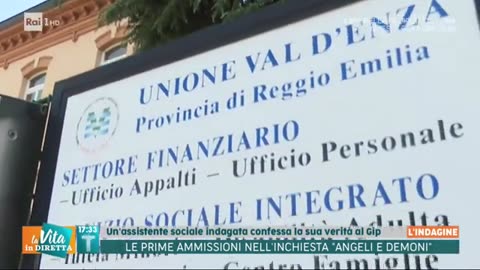 Bibbiano Italia. Child judicial investigation