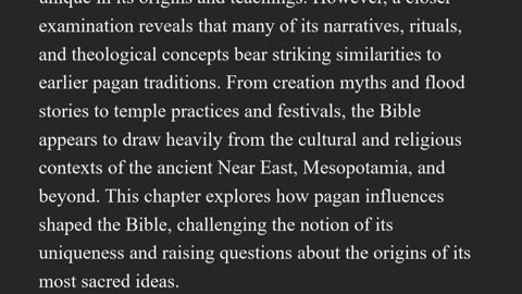 The Bible God is NOT Real