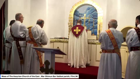 Mass of The Assyrian Church of The East, Mar Shimun Bar Sabbai parish, Flint, Mi 12-24-2024