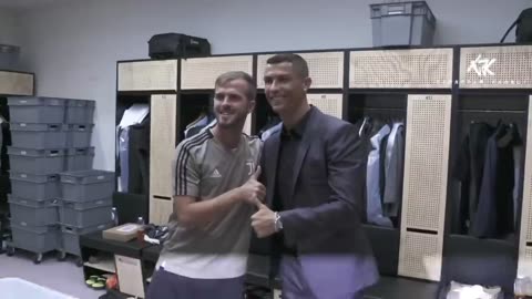 Ronaldo First Day at Juventus,,