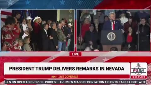 President Donald J. Trump storytelling in Las Vegas.