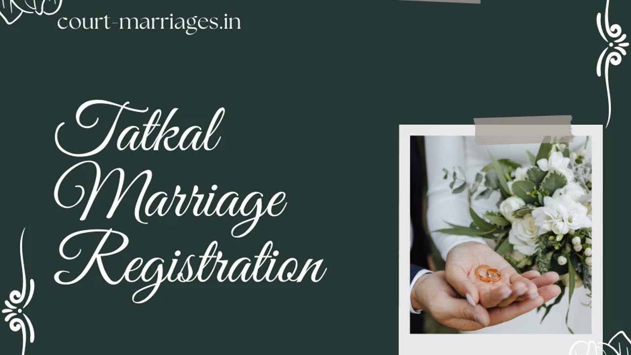 Tatkal Marriage Registration & Certificate in Delhi Services