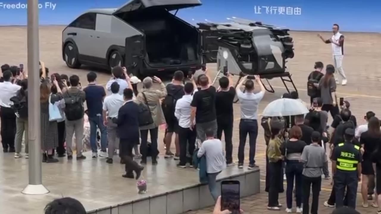 Chinese electric vehicle maker XPeng aims to become the world's first to mass-produce flying cars