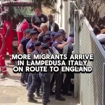 Migrants arrive in Italy en route to England (George Soros' Brainchild)