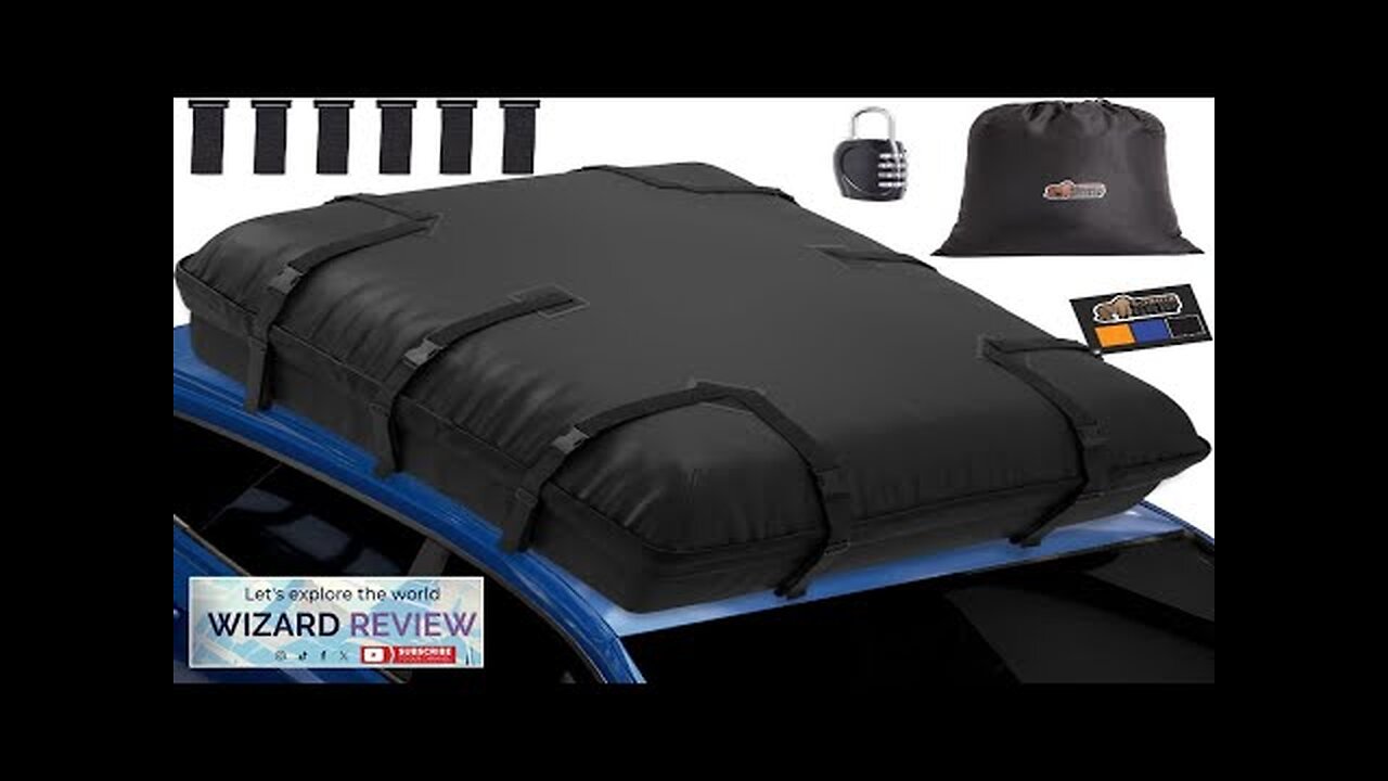 Gorilla Grip Waterproof Car Roof Bag with Stay in Place Grip Dots Review