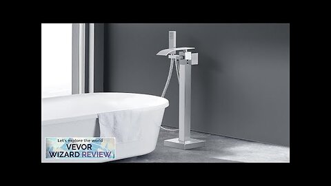 VEVOR Freestanding Bathtub Faucet Floor Mount Freestanding Tub Filler Shower Mixer Taps Review