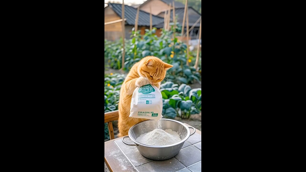 Cooking cat