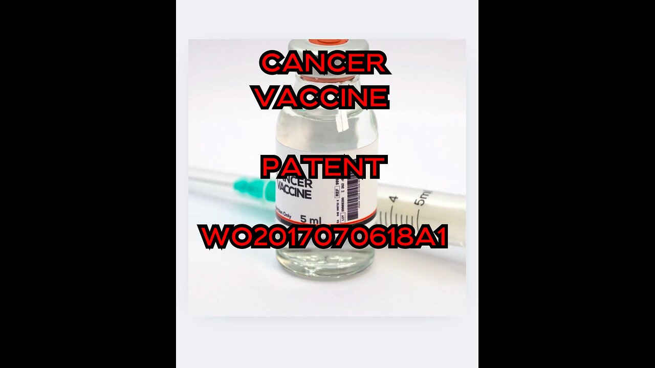 CANCER VACCINE PATENT WO2017070618A1