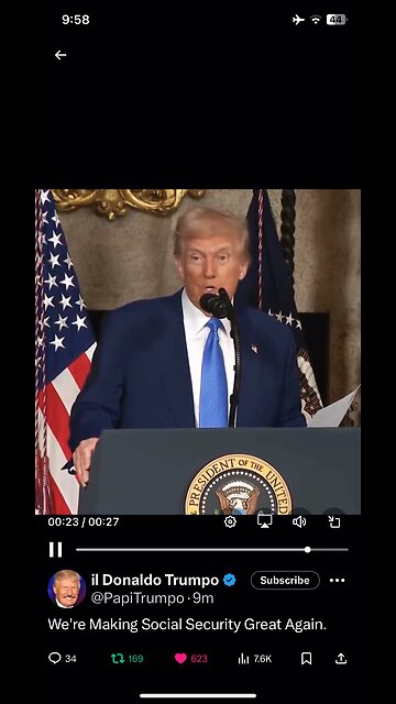 Il Donaldo Trumpo social security over 100 y old people scam