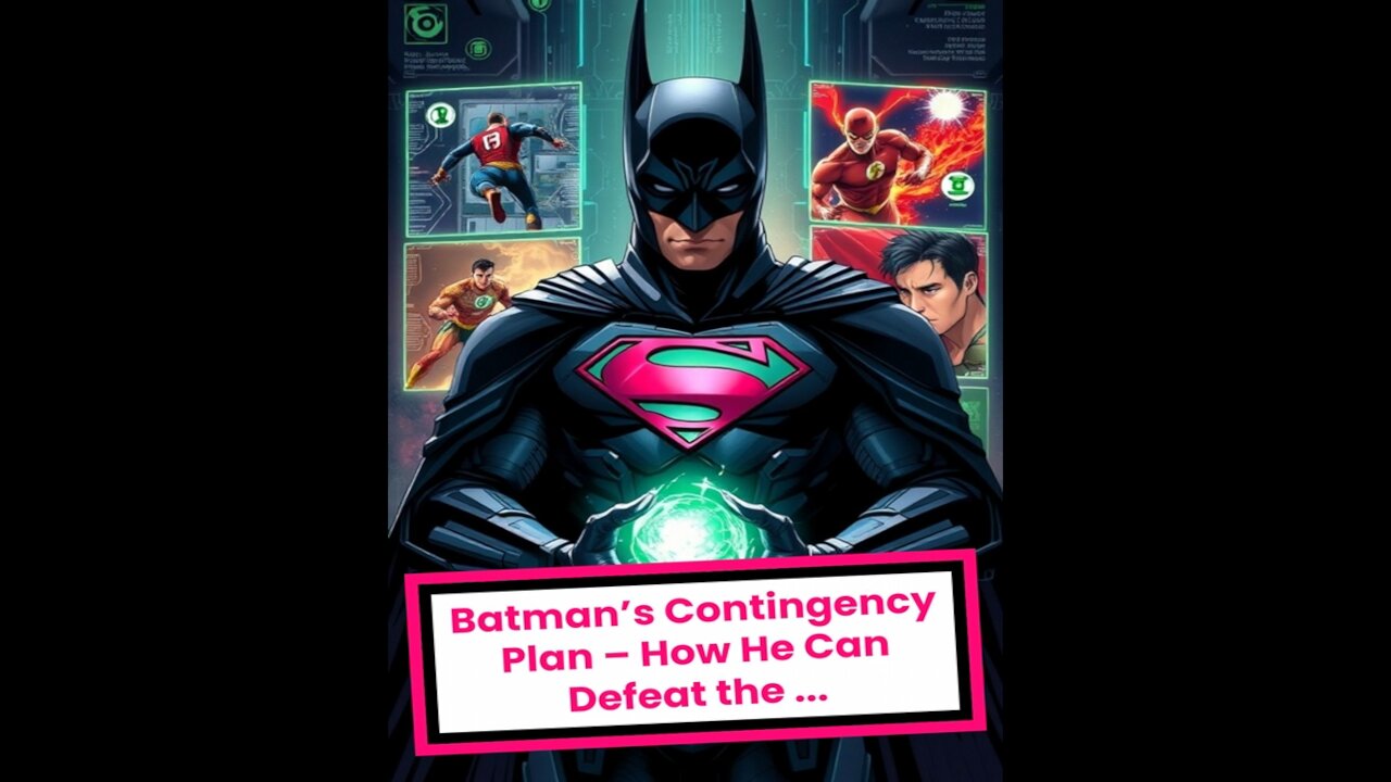 Batman’s Contingency Plan For The Justice League
