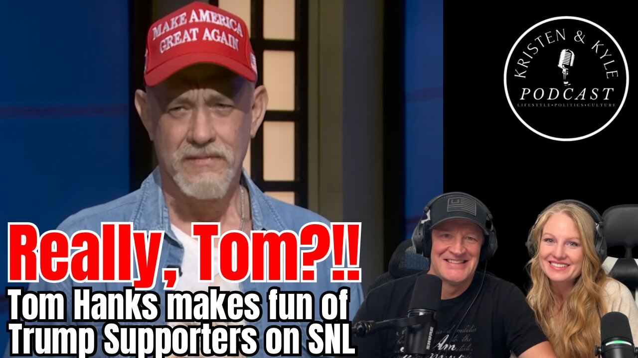 Tom Hanks Bombs on SNL / Portrays MAGA as Racist.