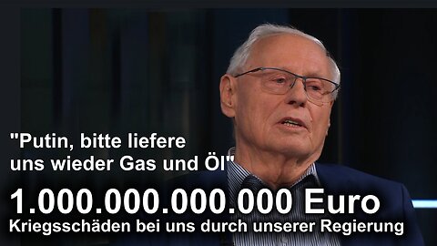 Lafontaine: "Putin bitte liefere uns wieder Gas und Öl" – schon eine Billion Kriegsschäden bei uns