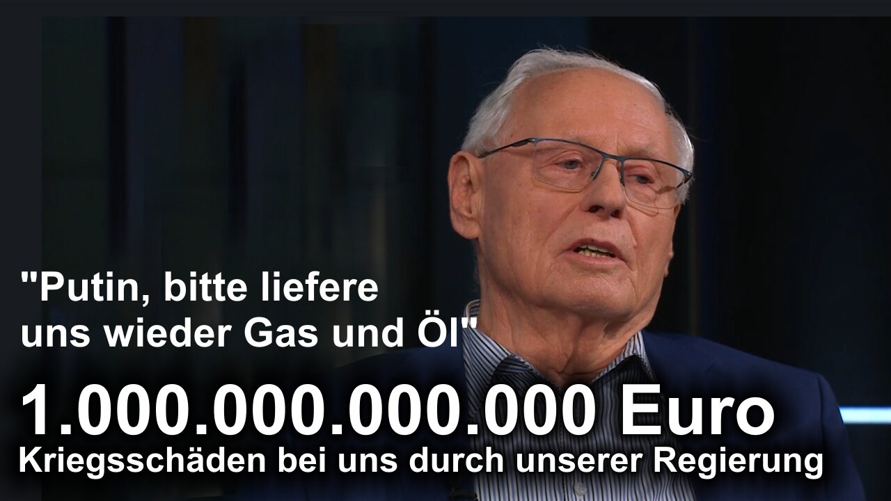 Lafontaine: "Putin bitte liefere uns wieder Gas und Öl" – schon eine Billion Kriegsschäden bei uns