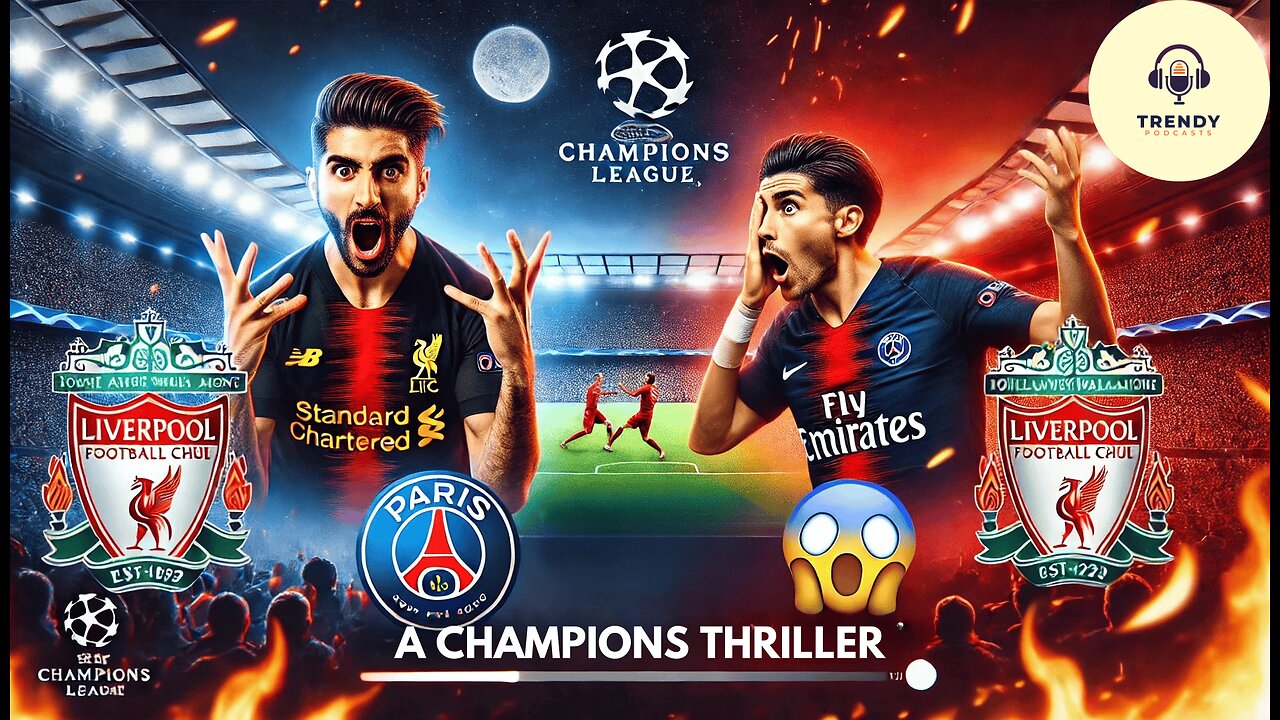 🔥 Liverpool vs PSG – Champions League Thriller! Shocking Penalty Shootout Drama! ⚽🔥Podcast