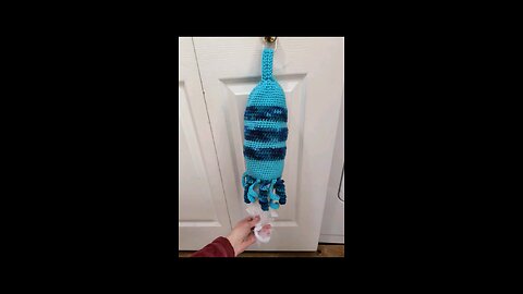 ocean inspired bag holder