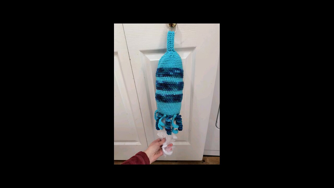 ocean inspired bag holder