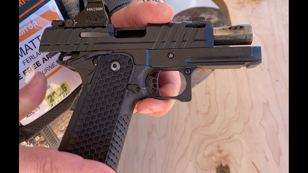 Live Free Armory 1911 Pistol - 17 rounds capacity - Optics Ready