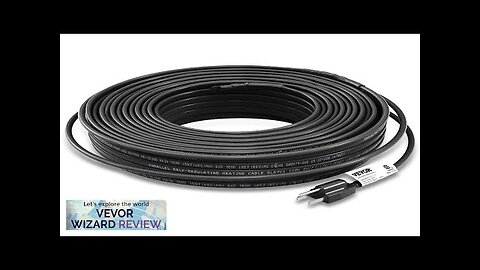 VEVOR Self-Regulating Pipe Heating Cable 120-feet 5W/ft Heat Tape for Pipes Roof Review