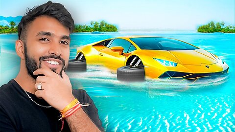 Driving A Supercar On Water #Techno