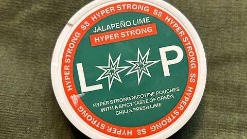 Loop Jalapeño Lime Hyper Strong (Nicotine Pouches) Review