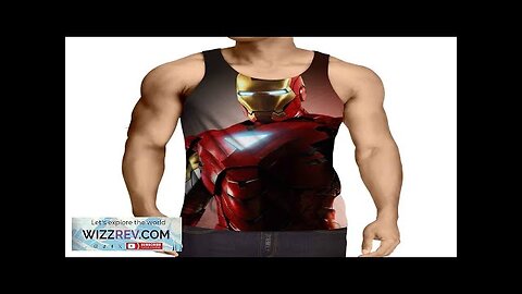 Marvel Comics Powerful Iron Man Style Full Print Tank Top Review