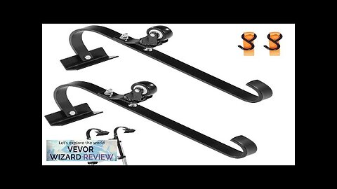 VEVOR Ladder Roof Hook Stabilizer 2 Pack with Fixed Wheel & Swivel Review