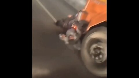 Two Men Miraculously Survive After Being Dragged Down The Highway In Front Of A Truck