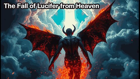 The fall of Lucifer in heaven