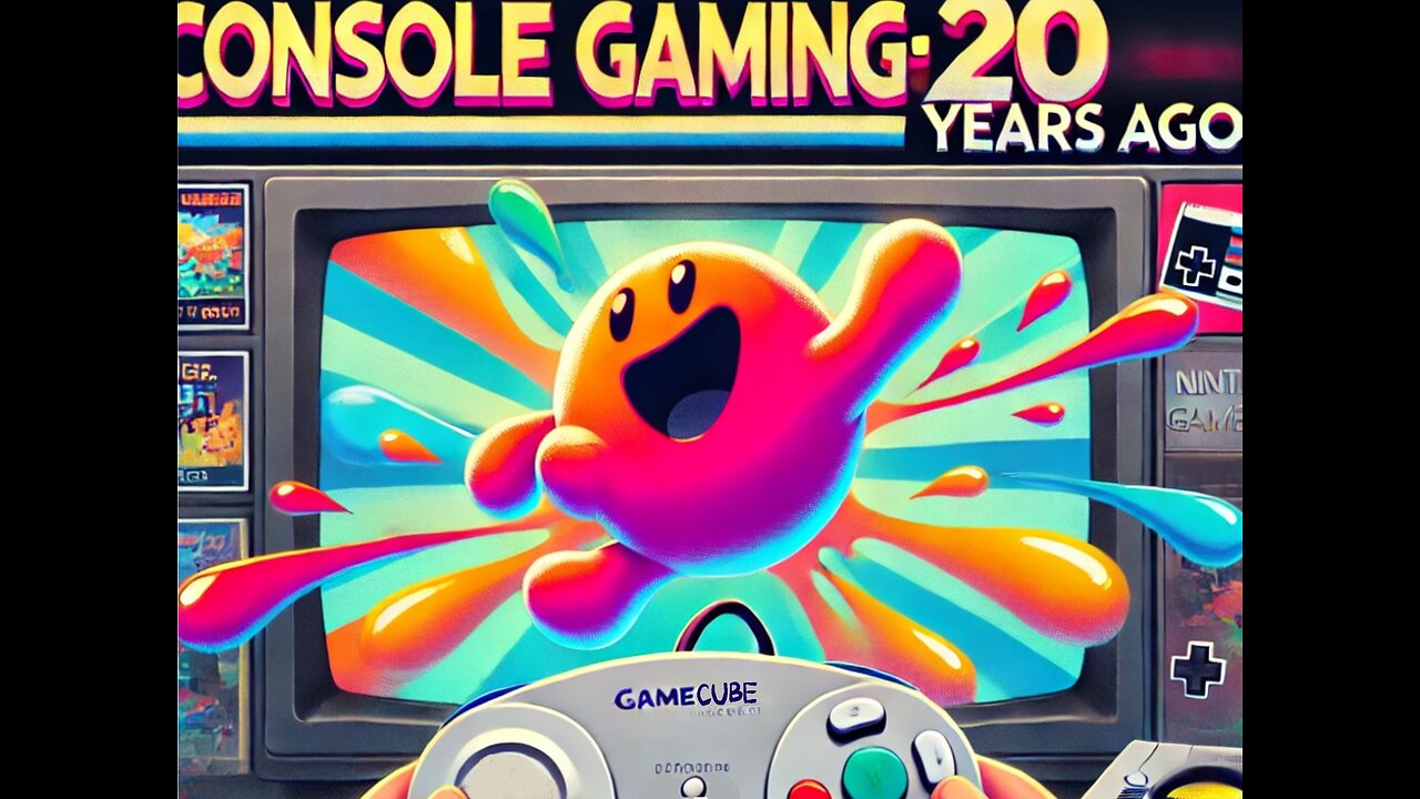 Gaming from 20 years ago: de blob for wii