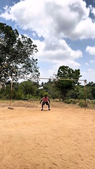 Goalkeeper is not like us 😂😂