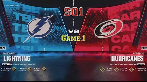 NHL 25: TB vs CAR Game 1