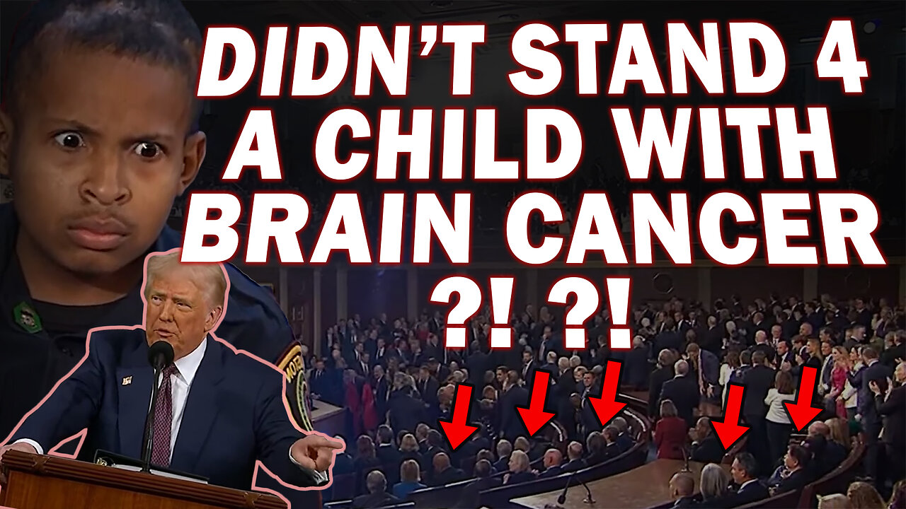 Democrats Didn't Stand 4 Child w/Brain Cancer Heartless Sore Losers #trump #djdaniel #stevencrowder