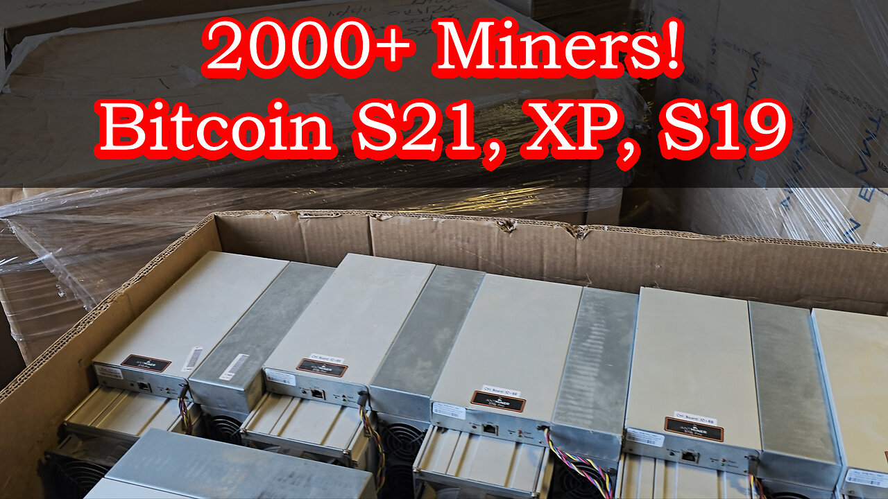 2000+ Miners! Bitcoin S21, XP, S19