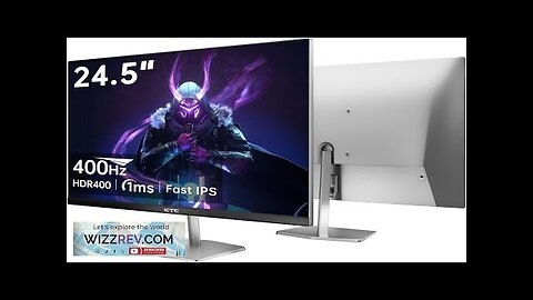 KTC 24.5 inch 400Hz 240Hz Gaming Monitor Fast IPS 1ms Review