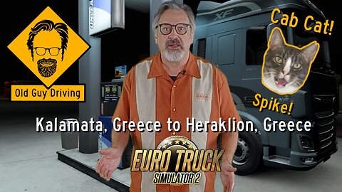 Kalamata, Greece to Heraklion, Greece in Euro Truck Simulator 2