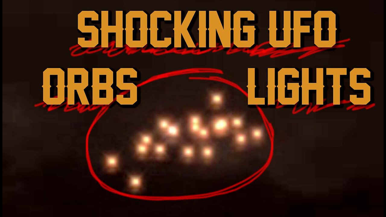 Unbelievable UFO Sightings: 20 Orange Orb Lights Filmed!