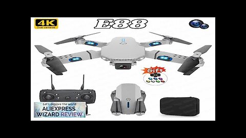 2024 New E88 Pro WIFI FPV Drone Wide Angle HD 4K 1080P Review