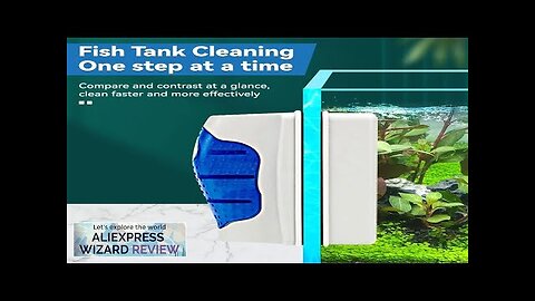 Fish Tank Glass Scraper Cleaner Floating Aquarium Cleaner Super Magnetic Clean Brush Review