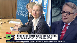 Noch eine Debattenrunde: Scholz, Merz, Habeck und Weidel bei ZDF-Klartext