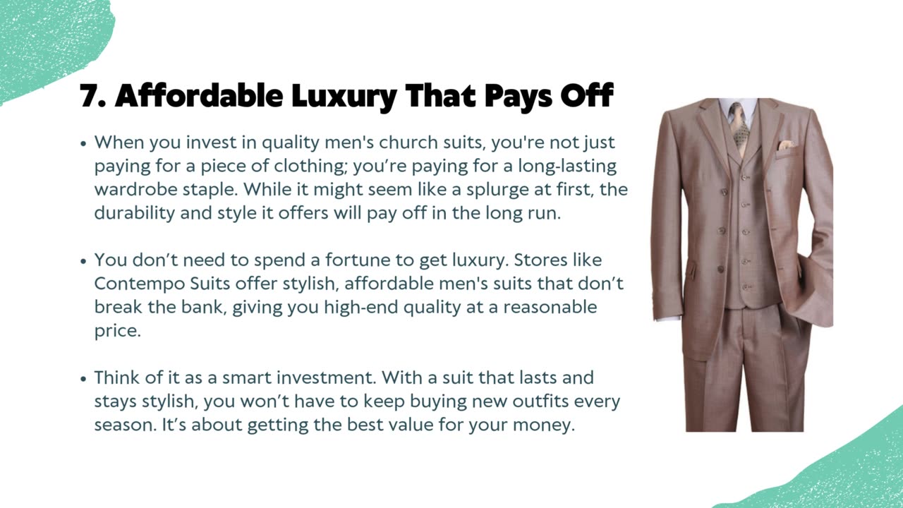 7 Reasons You Need to Invest in a Quality Men's Church Suit