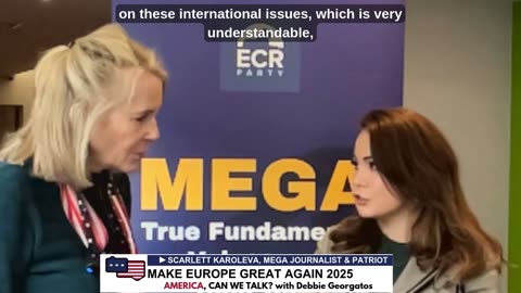 MEGA 2025: Scarlett Karoleva, Journalist & Patriot, The Netherlands (Quick Clip)