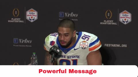 Boise State Player Shares Powerful Faith Message